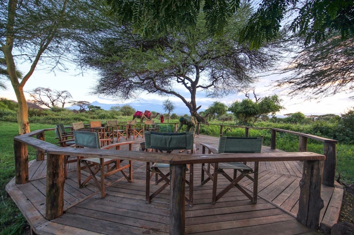Viewing Deck, Tawi Lodge, Amboseli, Kenya