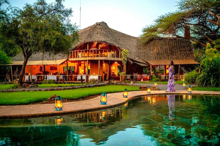 Exterior, Tawi Lodge, Amboseli, Kenya
