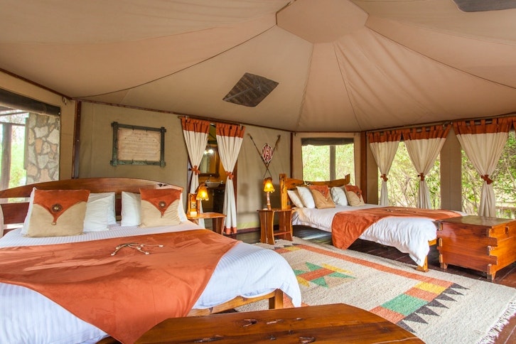 Tent Interior at Tipilikwani Mara Camp