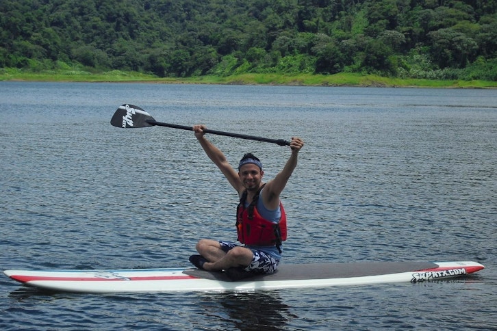 Stand Up Paddle Boarding on Lake Arenal 2