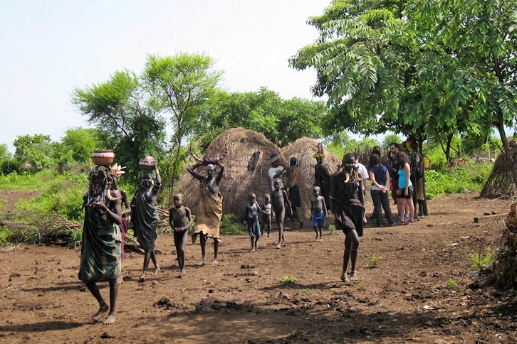 Mursi village visit 4