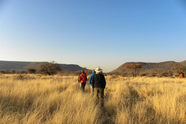 Okonjima Carnivore search on foot 1