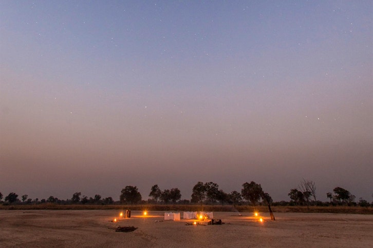 Sleep out under the stars in the South Luangwa at Luwi Camp 2