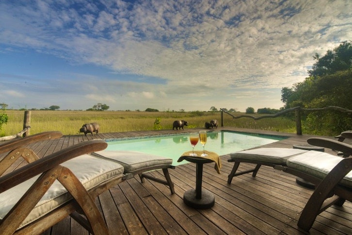 Kwando Lebala Camp Pool Deck