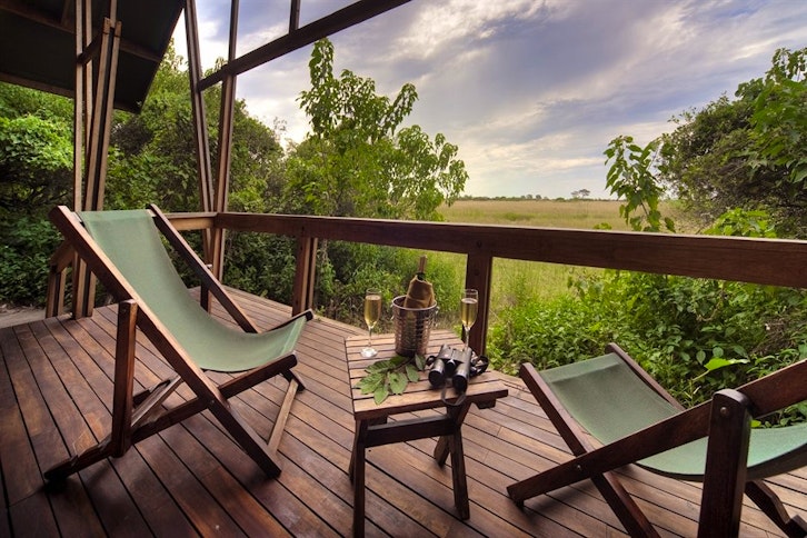 Kwando Lebala Camp Private Deck