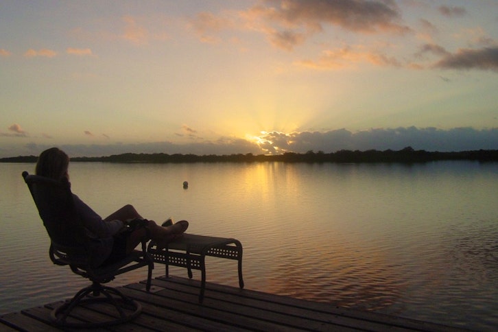 Lamanai Outpost Lodge, lagoon