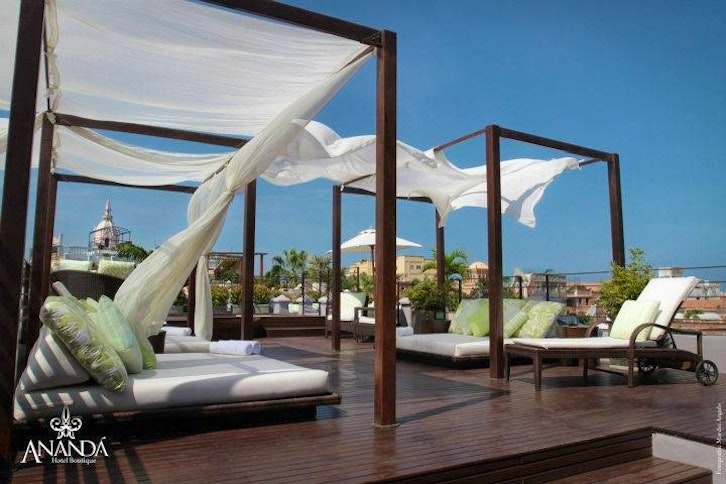 Ananda, outdoor sitting area