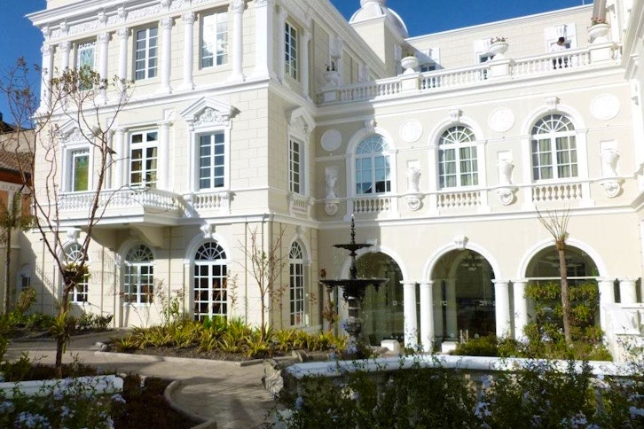 Exxternal patio, Casa Gangotena