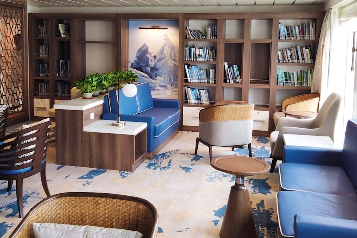 Library, Greg Mortimer, AE Expeditions