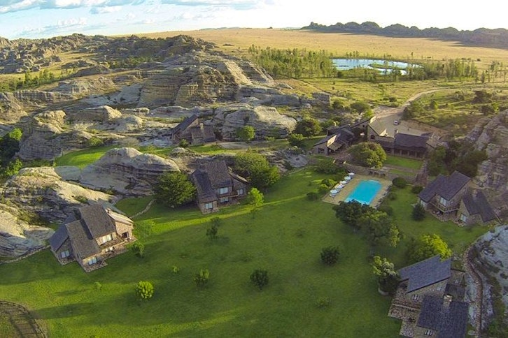 Aerial view of Jardin du Roy