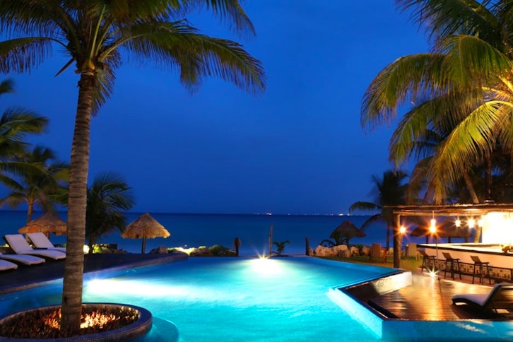 View towards Cozumel