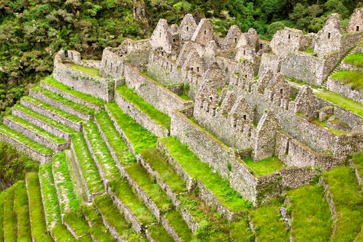 Inca ruins at Winay Wayna