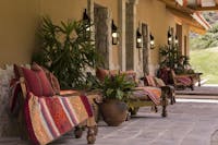 Inkaterra Hacienda Urubamba, terrace