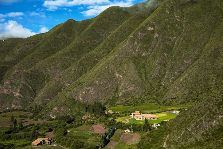 Inkaterra Hacienda Urubamba, dramatic setting in the Sacred Valley