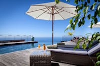 Diana Dea's infinity pool and deck