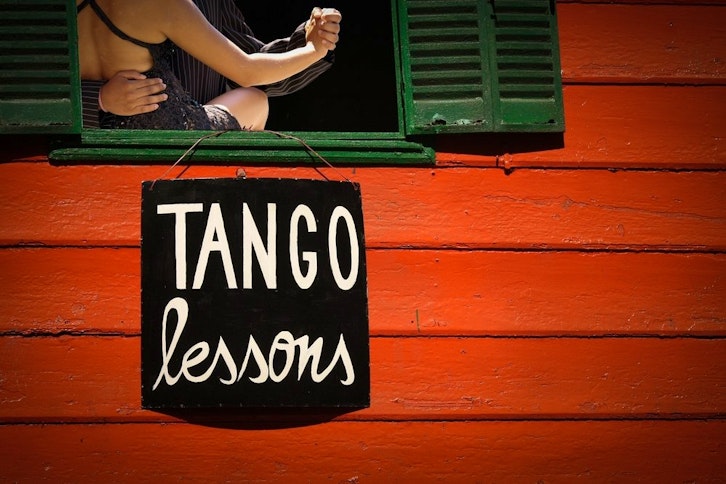 Tango dancers