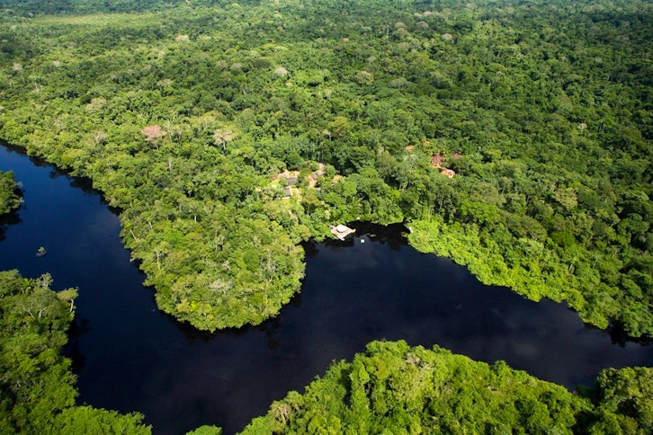 Ariel view of Cristalino Lodge