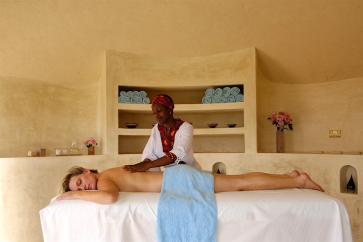 Spa Treatment in Remote Wilderness Lodge