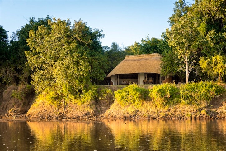 Nkwali Camp overlooking the Luangwa River