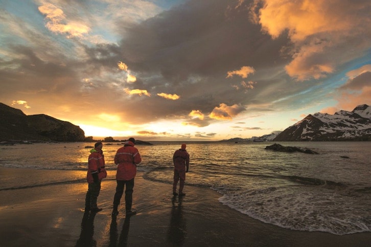 Sunset, Antarctic Peninsula In Depth, AE Expeditions