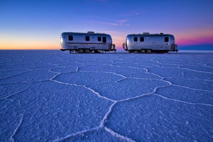 Uyuni Salt Flats by Luxury Airstream Camper