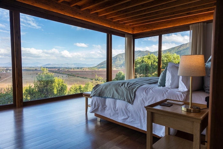 View from the villa, Clos Apalta Residence, Colchagua Valley, Chile