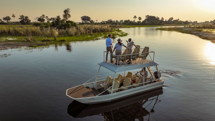 Boating, Xigera Safari Lodge, Okavango Delta, Botswana