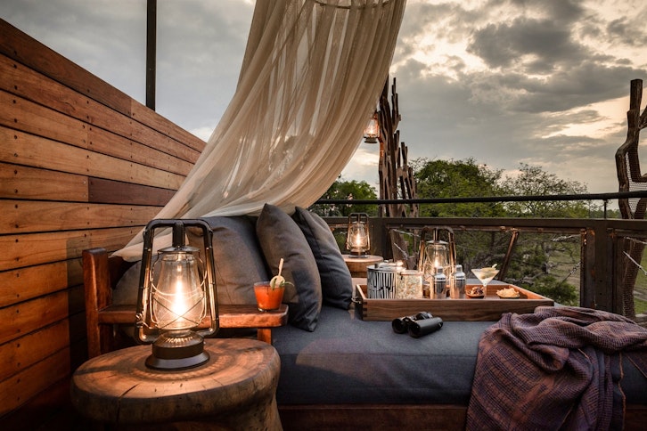Baobab Treehouse Interior, Xigera Safari Lodge, Okavango Delta, Botswana